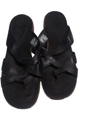 Merrell Women's Sundial Cross Strap Black Sandals Vacation Comfort Size 7